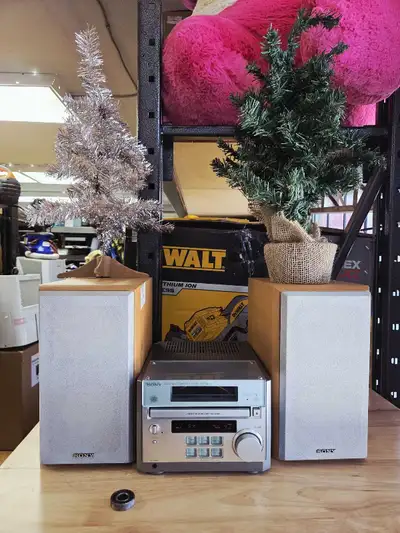 Radio cd + speaker , View more