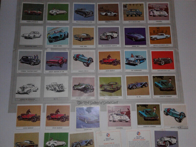 B/A GALLERY OF GREAT CARS Trading Cards, 1960's in Arts & Collectibles in Kitchener / Waterloo - Image 2