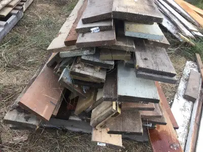 text 780-446-1122. no calls vintage antique weathered barn wood / fence boards 50 cents to $1 per bo...