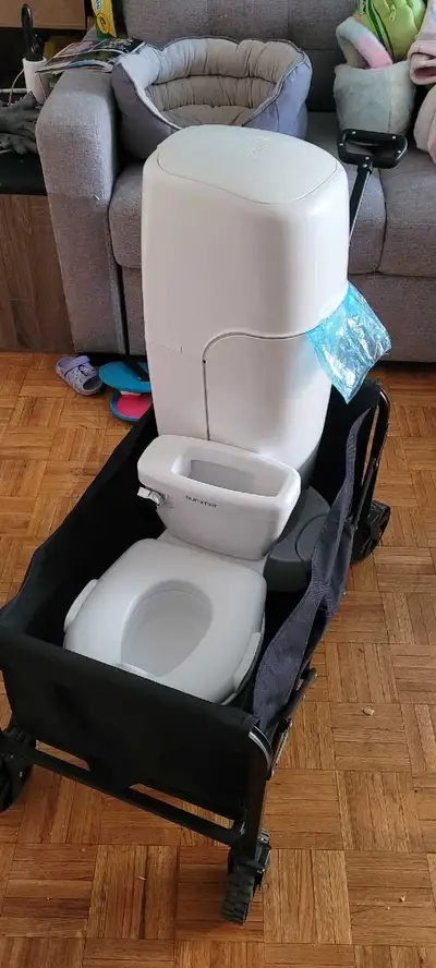 Diaper genie and training potty with sound, View more