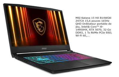 MSI Katana 15 HX, View more