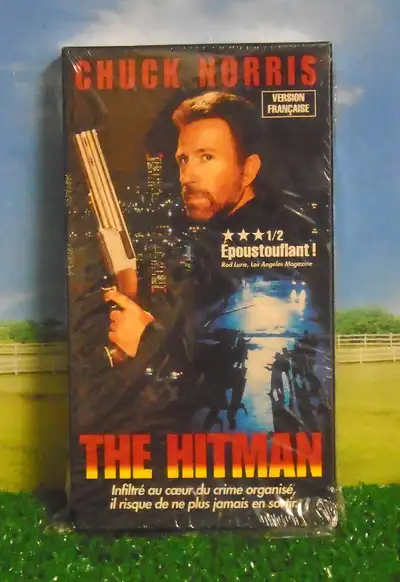 Vidéo Cassette VHS...De ma collection..."The Hitman"...Chuck Norris...Action / Violence...1 h 34 min...