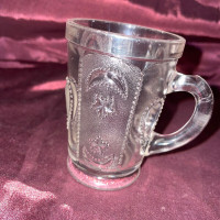 Antique Pressed Glass Children's Cup