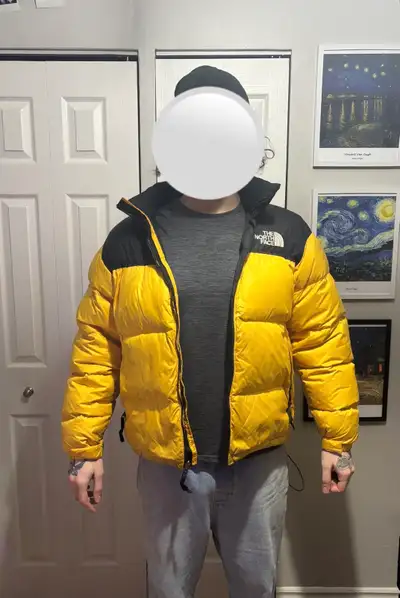 The North Face1996 Retro Nuptse colour-block puffer jacket, View more