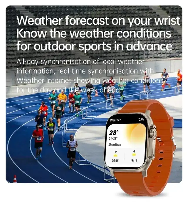 Brand New T900 Ultra 2 AMOLED Smart Watch (1/$30, 2/$50, 3/$60) in Jewellery & Watches in Calgary - Image 8