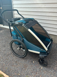 Thule Chariot Cross Double Stroller ** Including Infant Sling **