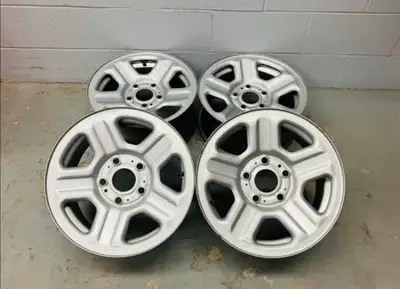 4 - 16" steel wheels and sensors In good condition. Bolt pattern; 5 lugs x 127mm. Center bore; 71.5m...