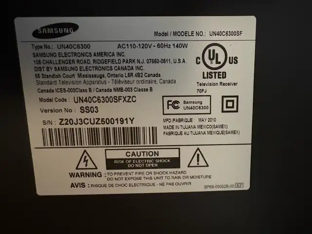 Samsung LED TV  40” for sale in TVs in Markham / York Region - Image 3