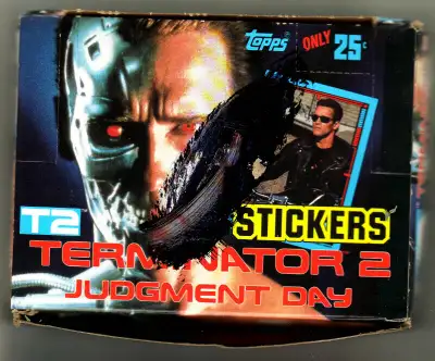 1991 T2 TERMINATOR 2 JUDGEMENT DAY STICKERS 48 PACK BOX, View more