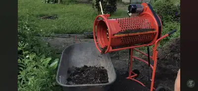 sieve  electric drum for soil , sand , gravel etc, View more