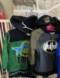 Veste super-héros Batman (6 ans) Et Ninja Tortue (5T)