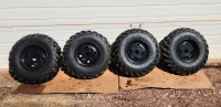(4) Brand new 26" ATV tires on Can-am Rims