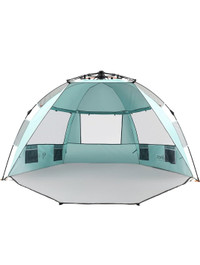 Falnex Beach Tent Classic L Double Silver Coating UPF 50+ Beach 