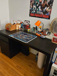Ikea Desk with Drawers