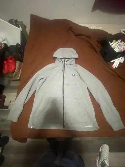 Grey Nike zip up hoodie (Old), View more