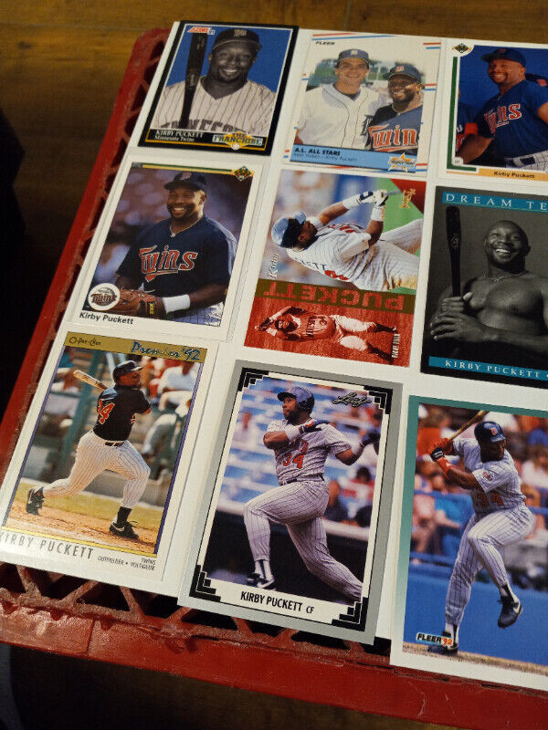 Vintage Baseball Cards Kirby Puckett HOF Twins Lot of 23 NM in Arts & Collectibles in Trenton - Image 3