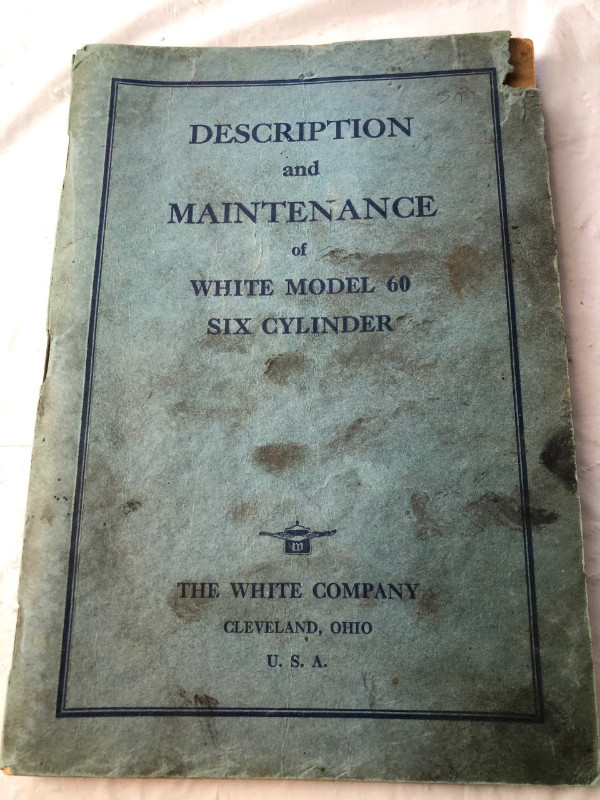 WHITE 1 TON TRUCK  MAINTENANCE MANUAL #M0790 in Arts & Collectibles in Edmonton