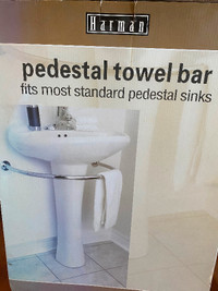 Pedestal Sink Towel Bar