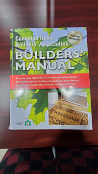 Canadian Home Builders' Association Builders' Manual