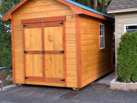 8'x12' Hand Made Mennoite Quality Wood Shed with Metal Roof