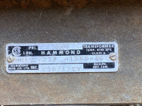 Hammond EP7P 1500VA TRANSFORMATEUR 460V-230/115V