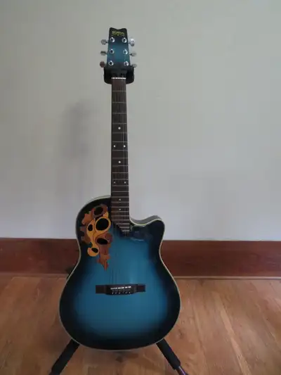 Vintage Washburn Sundance acoustic/electric guitar, View more