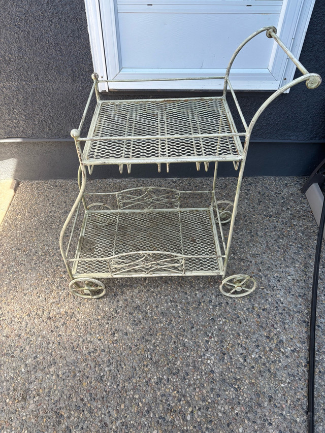 Iron Tea Cart((Offers) in Arts & Collectibles in Regina