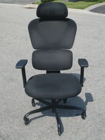 Up for sale today this office chair that was barely used. It's my son's that he left behind & ready...