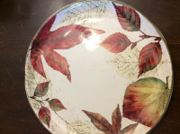 Fall themed 11 inch plate, $5