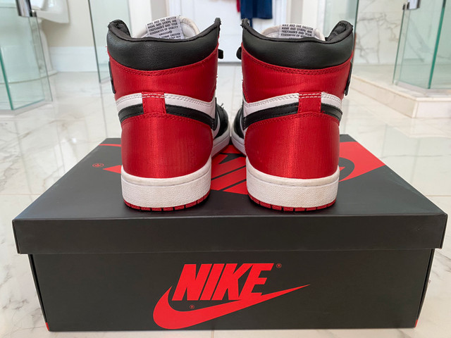 Air Jordan 1 Retro High ‘Satin Black Toe’ in Men's Shoes in Markham / York Region - Image 2