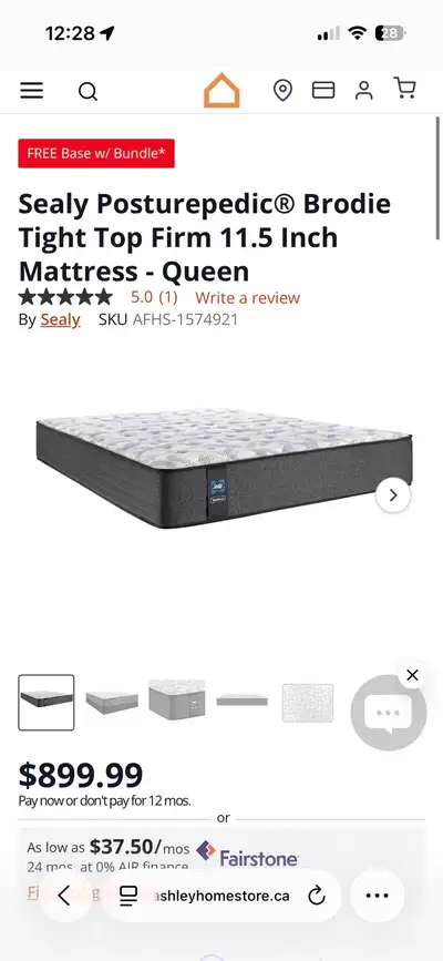 Queen Size Sealy Mattress! Self-pick only, View more