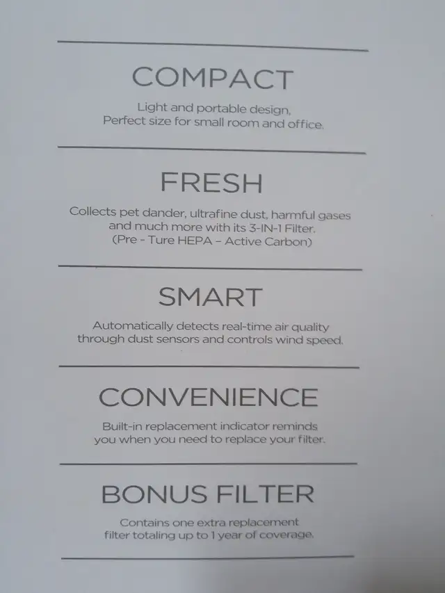 Cuckoo Air Purifier + Extra True Hepa Air Filter - SPECIAL -$89 in Health & Special Needs in Kitchener / Waterloo - Image 7