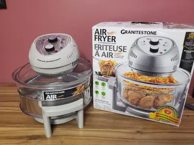 BIG BOSS 16QT GLASS AIR FRYER 4-IN-1 COOKER, View more