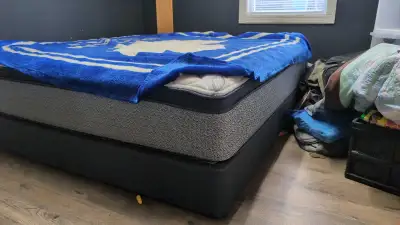 king bed and box springs, View more