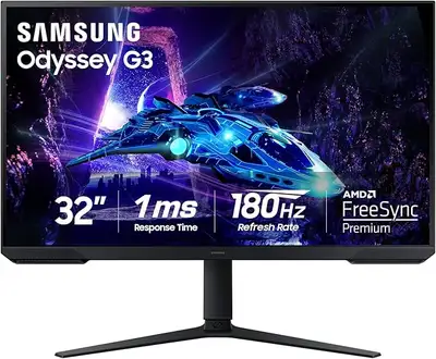 32" Odyssey G3 G30D FHD 180Hz Gaming Monitor, View more