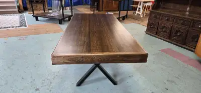 Custom Dining Table - Reclaimed Bowling Alley, View more