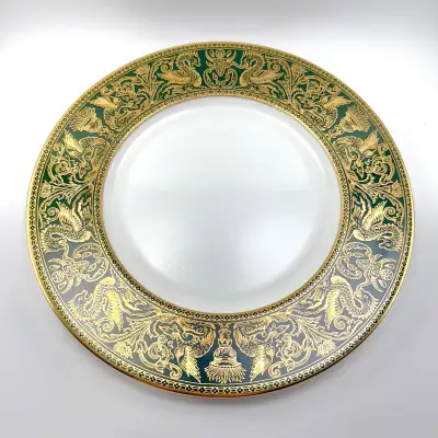 Wedgwood Florentine Green dinner plate , View more