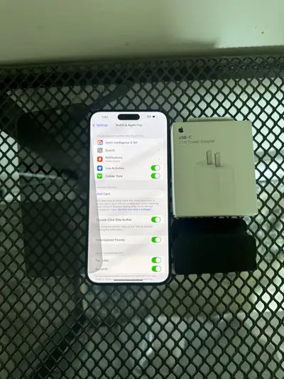 iPhone 15 pro max 256 gb 85% battery **Airpods Pkg/Delivery**, View more