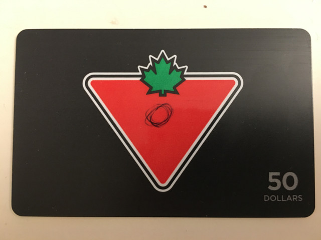 Want To Buy Canadian Tire Gift Card in Other in City of Toronto