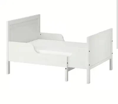 IKEA SUNDVIK Ext bed frame with a matching mattress, View more