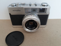 Caméra vintage à film 35mm MINOLTA AL-F Compact Film Rangefinder
