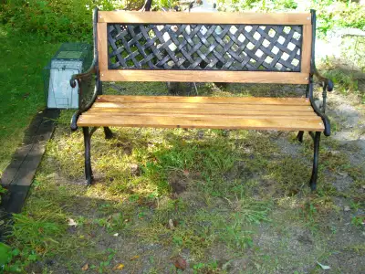 REFURBISHED GARDEN BENCHES., View more