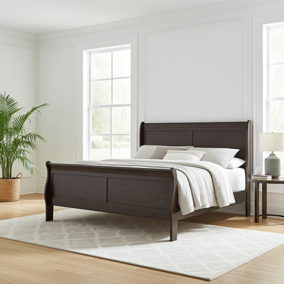 Clearance-Ella Queen Bed Grey $499 Tax Included, View more