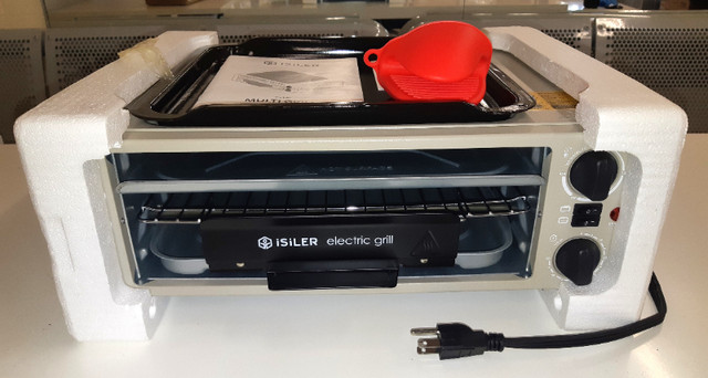 iSiLER Air Fry Countertop Oven, 1200W 8-in-1 Electric Griddle in Microwaves & Cookers in City of Toronto - Image 3
