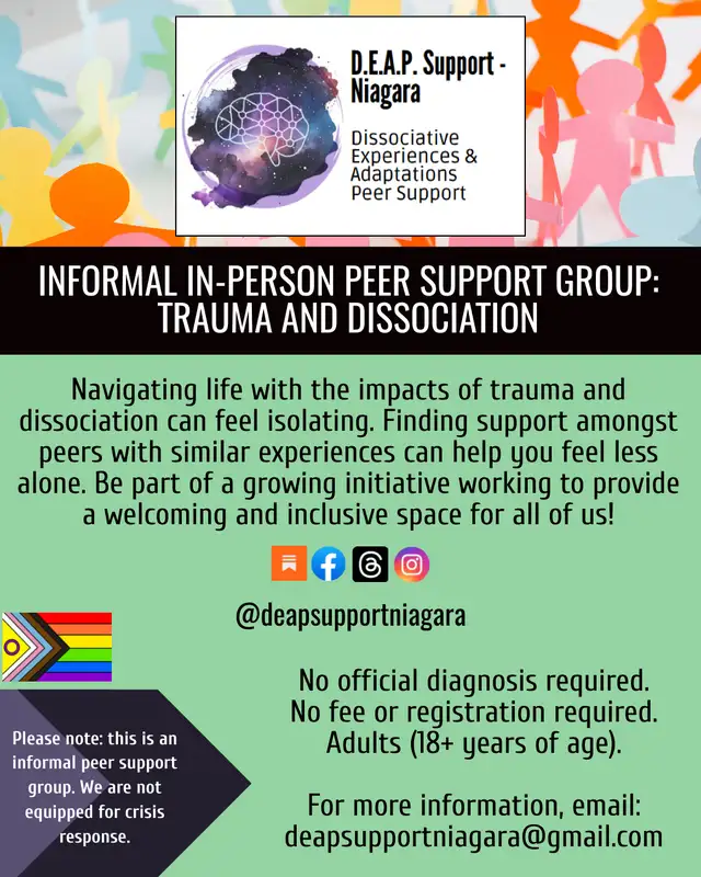 In-Person Peer Support Groups595070639859322882