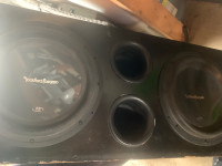 Rockford fosgate T1000 amplifier and 2 12” p3 subwoofer speakers