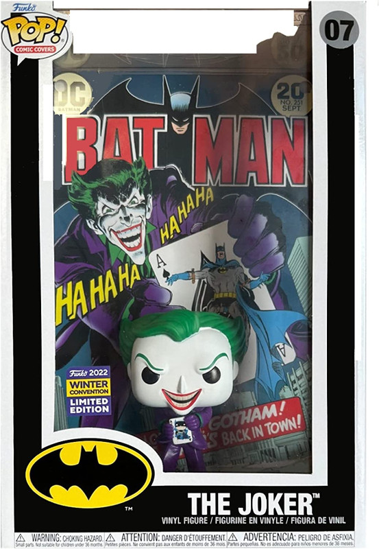 Funko Pop Comic Covers DC The Joker Winter Convention 2022 in Toys & Games in Oshawa / Durham Region