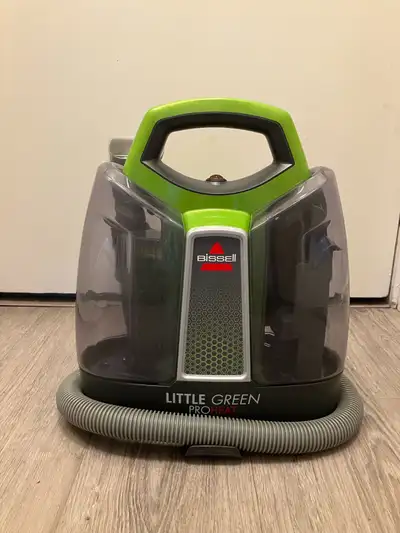 Used only a couple of times. It's easy to use and clean it. The Bissell Little Green is a popular li...