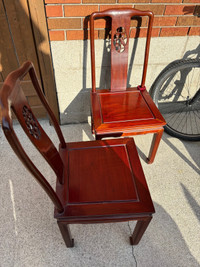 Wood Chairs (2)