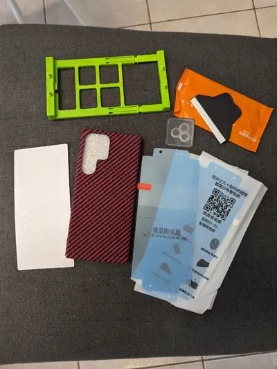 Samsung S22 S23 Ultra Case with 3 screen protectors, View more